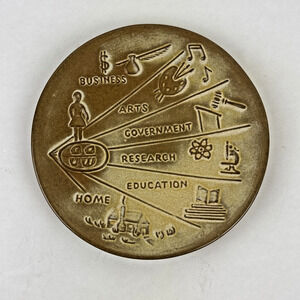 Frankoma AAUW American Association Of University Women Plate 1974 Signed Vintage